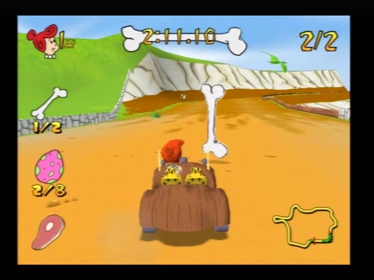 The Flintstones Bedrock Racing screenshot 3 for Playstation 2